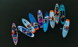Mogan Gölü'nde Sup Board eğitimi yapıldı