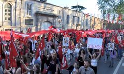 'Gençlerle Mustafa Kemal Yürüyüşü'ne binlerce kişi katıldı