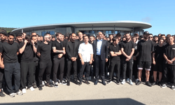 3’üncü Lig futbolcuları TFF kararına tepki göstermek için Riva’da bir araya geldi