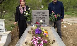 Karnında bebeği ile öldürülen Beste'nin mezarına Anneler Günü ziyareti