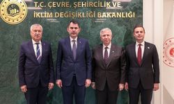 Bakan Kurum, Adana, Ankara ve Balıkesir büyükşehir belediye başkanlarını kabul etti