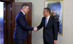 Özgür Özel, TBB Başkanı Sağkan'ı kabul etti