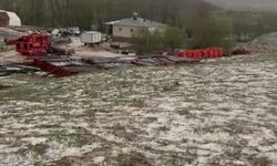 Sivas'ta dolu ve sağanak tarım arazilerine zarar verdi