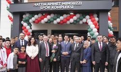Ahmet Minguzzi Spor Tesisi'nin açılışı yapıldı