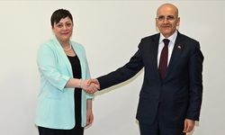 Bakan Şimşek, Kuzey Makedonya Maliye Bakanı Koçovska ile görüştü