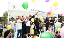 Mamak’ta umuda uçan balonlar