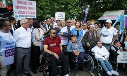 Ankara'da engelli dernekleri basın açıklaması yaptı