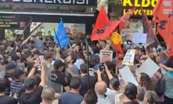 Ankara'da izinsiz Filistin gösterisinde polise saldıran gruba müdahale; 6 gözaltı