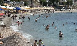Bodrum sahillerinde bayram yoğunluğu