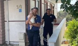Eşiyle tartıştı, 4 aylık oğlunu pencereden atmaya kalktı