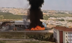 Kocaeli'de çöp ayrıştırma tesisinde yangın