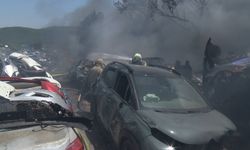 Maltepe'de seramik malzemelerin bulunduğu depoda yangın