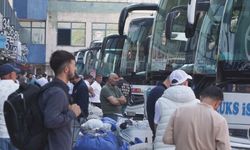 Otogarda bayram yoğunluğu: Araçların doluluk oranı yüzde 100'e ulaştı