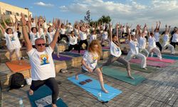 Kapadokya'da 'yoga' etkinliği