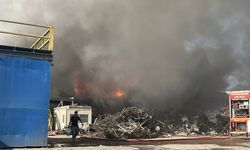 Kocaeli'de hurdalıkta yangın çıktı