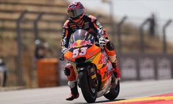 Milli motosikletçi Deniz Öncü, Moto2 Hollanda yarışını tamamlayamadı