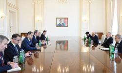 Azerbaycan Cumhurbaşkanı Aliyev, Enerji ve Tabii Kaynaklar Bakanı Bayraktar'ı kabul etti