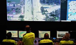 Bayram trafiği "Trafik İzleme Merkezi"nin anbean takibinde