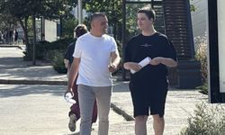 YKS'ye oğlu ile birlikte girdi