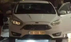 Ankara'da trafiğe çıkan çocuk sürücü kamerada