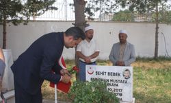 Teröristlerin katlettiği şehit Bedirhan bebek ve annesi Sivas'ta anıldı
