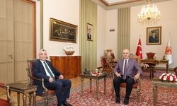TBMM Başkanı Kurtulmuş, Bakan Bolat'ı kabul etti
