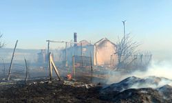 Tekirdağ'da anız yangını; 1 itfaiye eri yaralandı