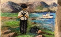Cengiz Aytmatov'un romanlarındaki sahneler keçeyle sanat eserine dönüşüyor