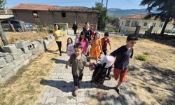 Amasya’da çocuklar yağmur duasına çıktı