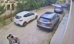 Ankara'da kar maskeli motosiklet hırsızlığı