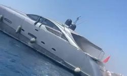 Bodrum'da motoryatta yangın