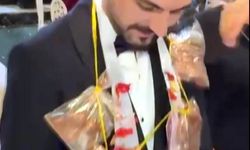 Damada altın yerine pirzola taktı
