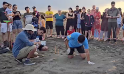 Hatay’da nesli tükenme tehlikesindeki kaplumbağalar denizle buluştu