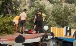 Fethiye'de yamaç paraşütü ağaca takılınca işletmenin çatısına indi: 1 yaralı