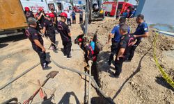 Göçük altında kalan işçi, yaralı kurtarıldı