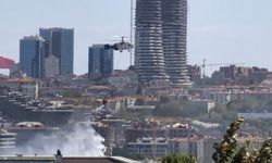 İTÜ'de otluk alanda yangın