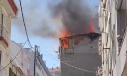 İstanbul- Küçükçekmece'de 4 katlı binada yangın