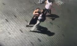 Taksim’de kadın koluna girdiği kişinin telefonunu gasbetti