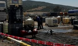 Kaçak akaryakıt toplama alanında patlamada araçlar zarar gördü