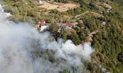 Kocaeli'de orman yangını 2'nci gününde; dronla görüntülendi