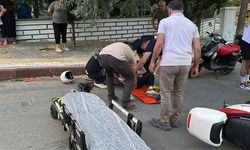 Kütahya’da, kaldırıma çarpan motosikletin sürücüsü ağır yaralandı