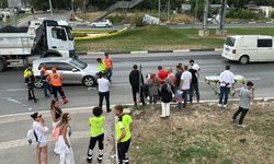 Kütahya'da otomobilin çarptığı yaya yaralandı