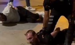 Parktakiler ile polislere bıçak çeken şüphelilerden 1'i tutuklandı