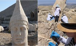 Nemrut'un zirvesindeki binlerce yıllık heykeller nanoteknolojiyle ayağa kalkıyor