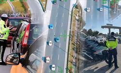 Emniyet ve jandarma trafik ekiplerince 2 milyon 845 bin 632 araç denetlendi
