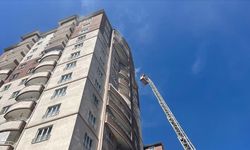 Kayseri'de 14 katlı apartmanda çıkan yangın söndürüldü