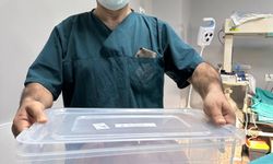 Yumurtalıklarındaki 9 kiloluk kitle operasyonla çıkarıldı