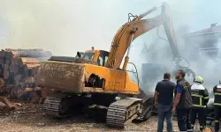 Karabük'te kereste fabrikasında çıkan yangın kontrol altına alındı