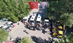 Çubuk'ta belediye filosuna 10 yeni araç eklendi