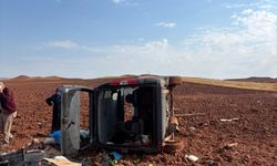 Yozgat'ta devrilen hafif ticari araçtaki 1 kişi yaralandı